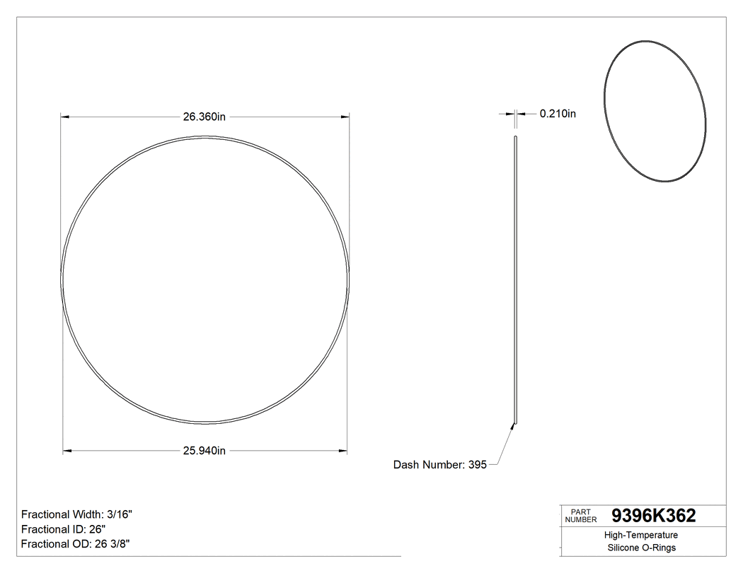 Technical drawing - 9396K362